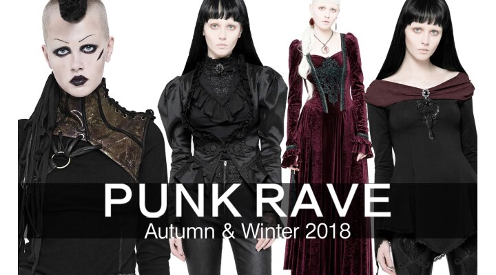 Die neue Punk Rave Kollektion Herbst / Winter 2018 für Damen ist bei uns eingetroffen! - Punk Rave Herbst- Winter-Kollektion 2018 bei BOUDOIR NOIR