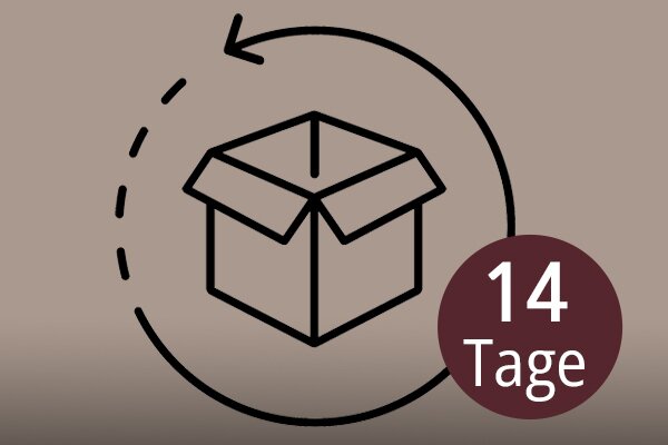 Ihre Rücksendefrist (Widerrufsfrist) beträgt 14 Tage.