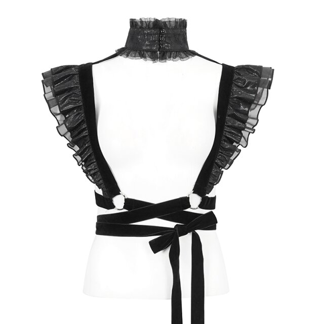 Devil Fashion Gothic Flügelärmel mit Choker XL-XXL