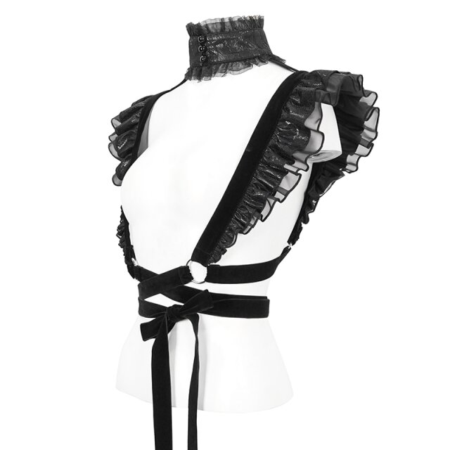 Devil Fashion Gothic Flügelärmel mit Choker XL-XXL