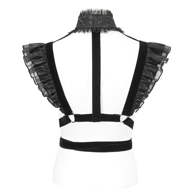 Devil Fashion Gothic Flügelärmel mit Choker XL-XXL