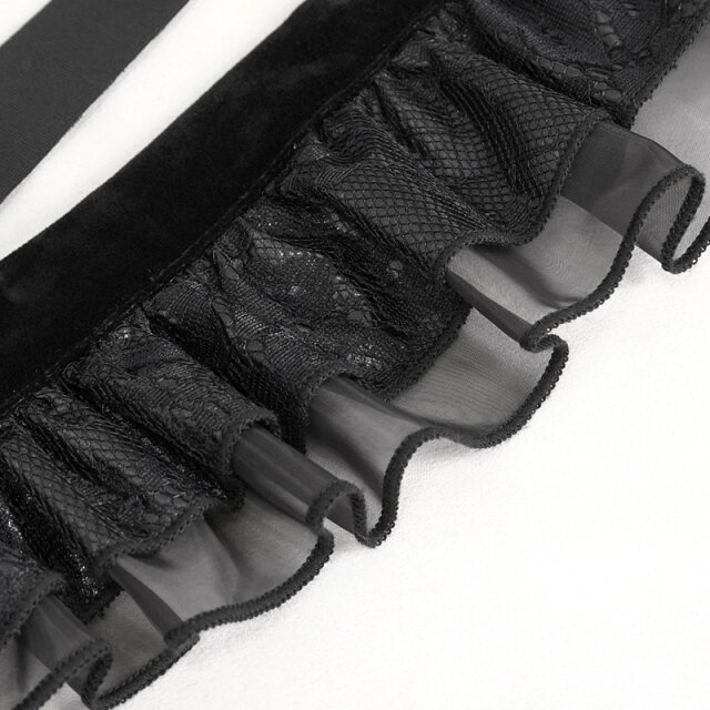 Devil Fashion Gothic Flügelärmel mit Choker XL-XXL