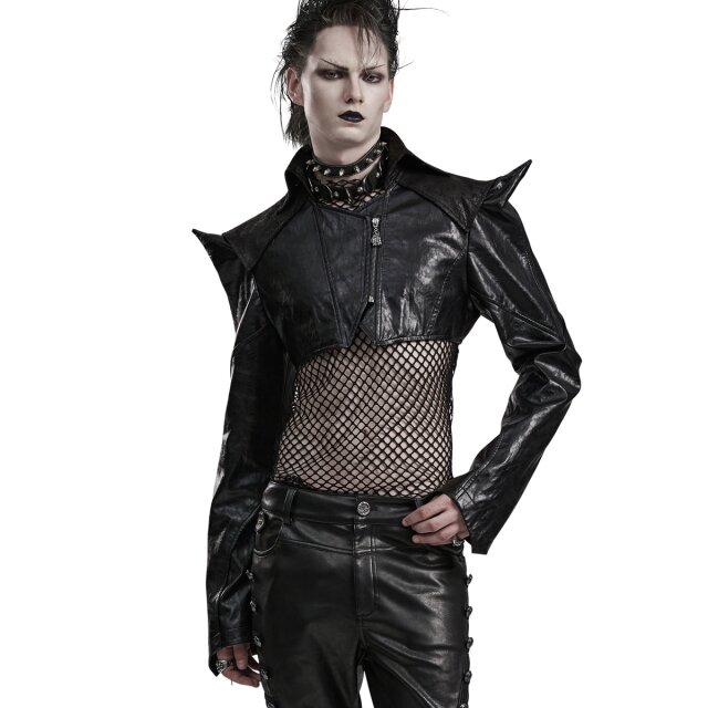 Punk Rave faux leather short jacket / bolero Cosmic