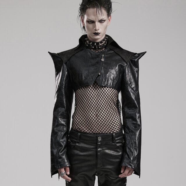 Punk Rave faux leather short jacket / bolero Cosmic