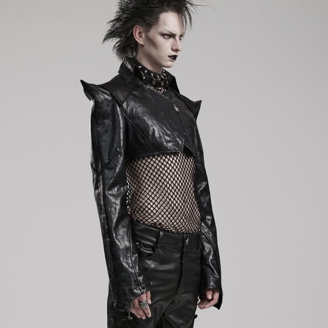 Punk Rave faux leather short jacket / bolero Cosmic
