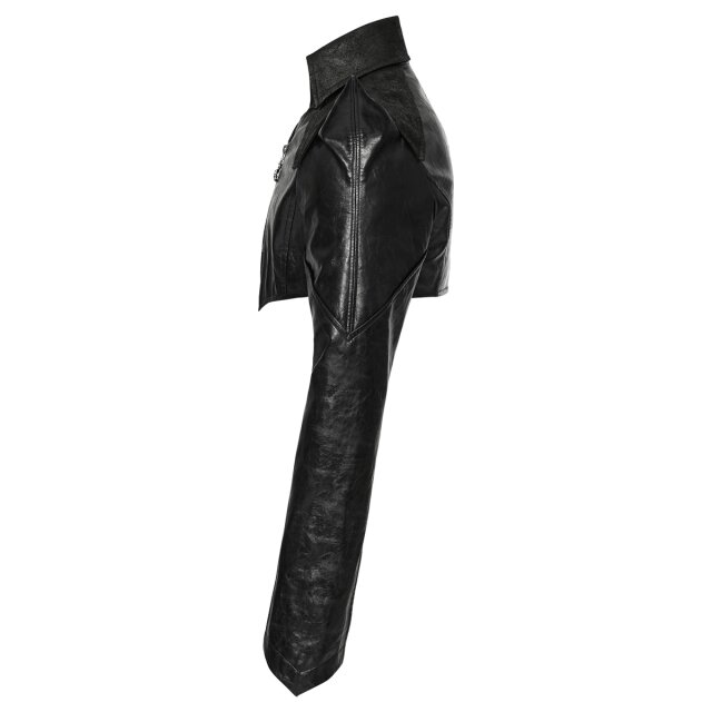 Punk Rave faux leather short jacket / bolero Cosmic