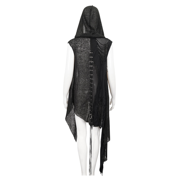 Sleeveless Wasteland cardigan Redemption with long tails