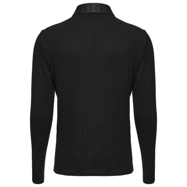 Punk Rave longsleeve Son of Riva with faux leather shoulder section
