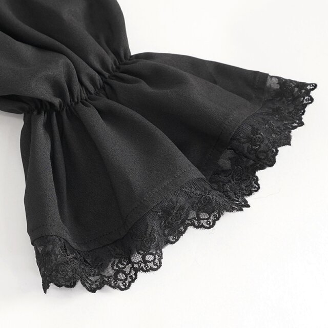 Victorian Goth Hemd Monsieur DArtagnan in schwarz oder weiß