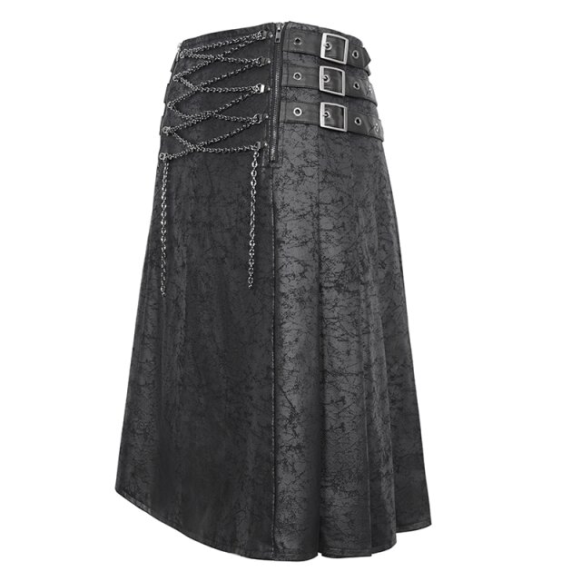 Devil Fashion Kilt Fatal Warden mit Ketten