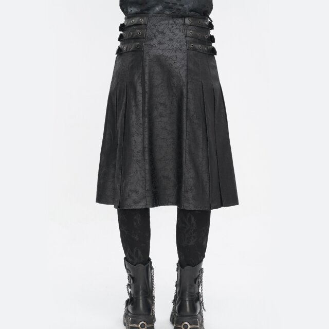 Devil Fashion Kilt Fatal Warden mit Ketten
