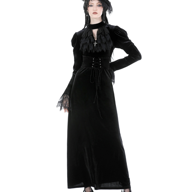 Long gothic velvet dress Magica Oscura