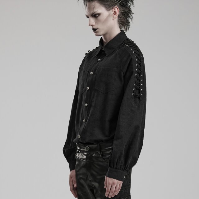 PUNK RAVE shirt Drag me to Nirvana with lacing
