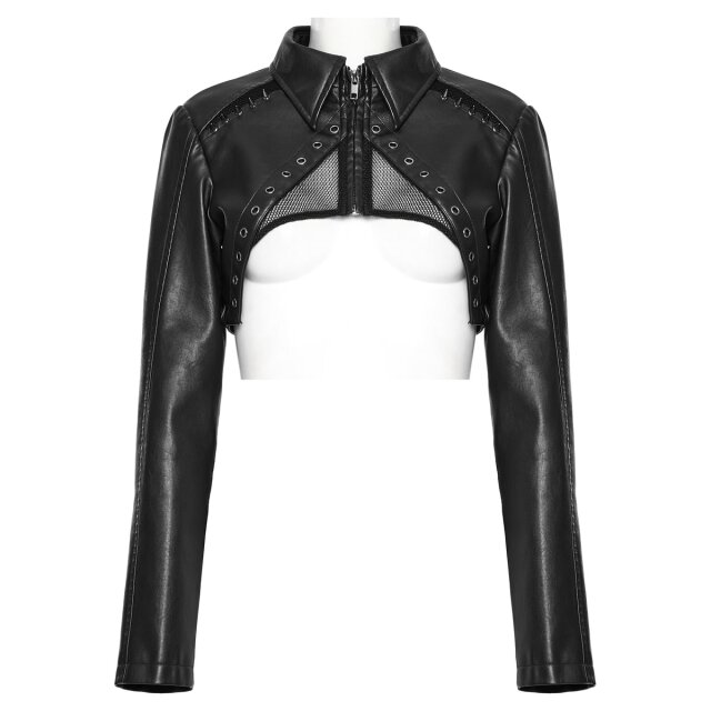 Punk Rave leatherette bolero Dark Delights