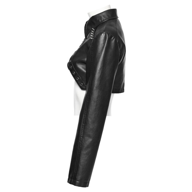 Punk Rave leatherette bolero Dark Delights