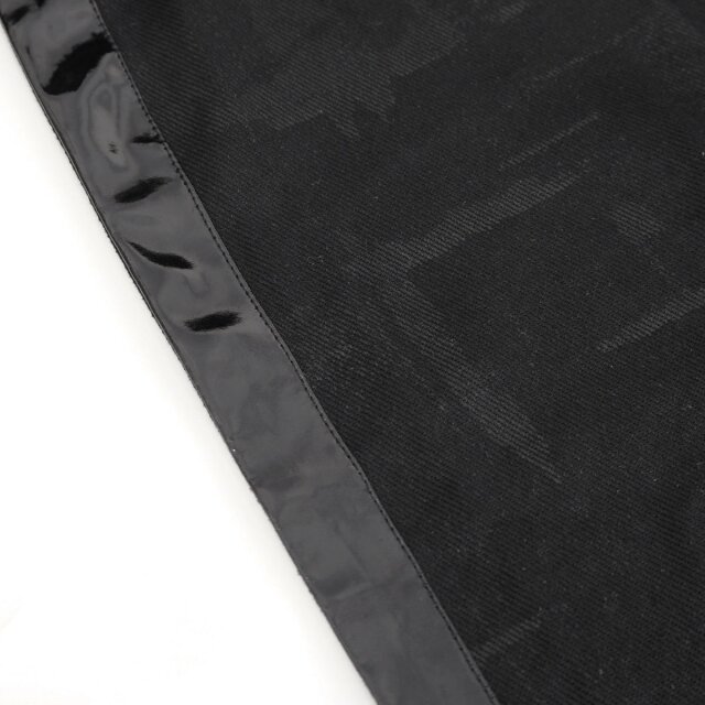 Long gothic half skirt / kilt Imperium with vinyl