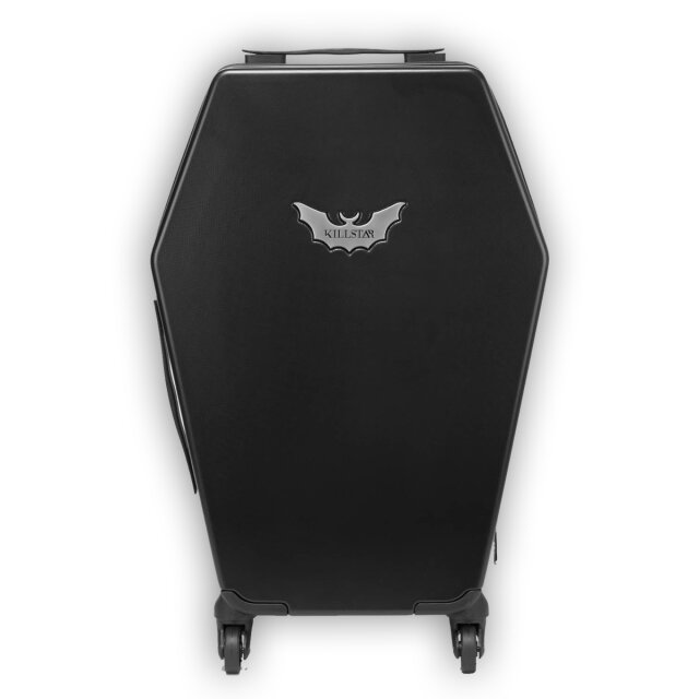 KILLSTAR coffin suitcase with four wheels