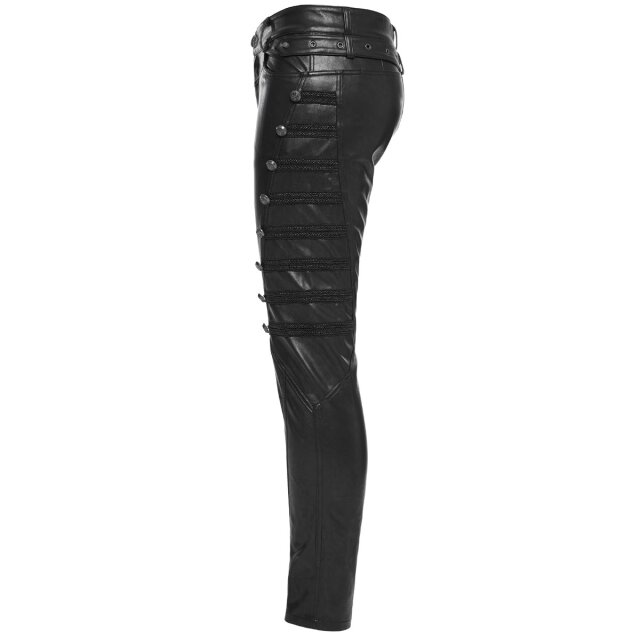 PUNK RAVE Gothic Kunstlederhose Dante 3XL