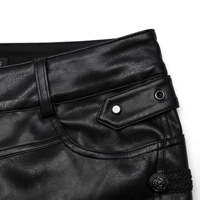PUNK RAVE Gothic Kunstlederhose Dante XXL