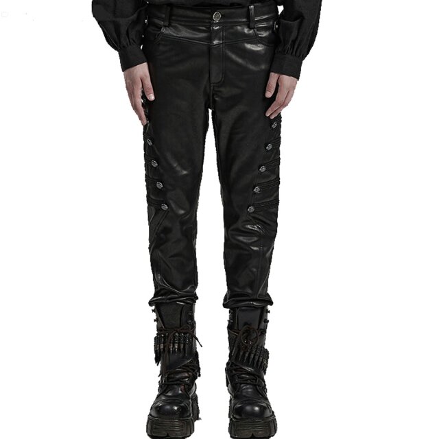 PUNK RAVE Gothic Kunstlederhose Dante XXL