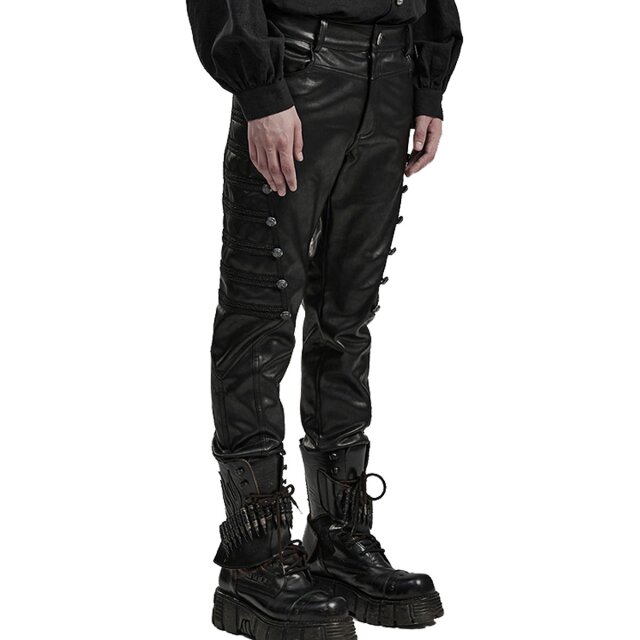 PUNK RAVE Gothic Kunstlederhose Dante XXL