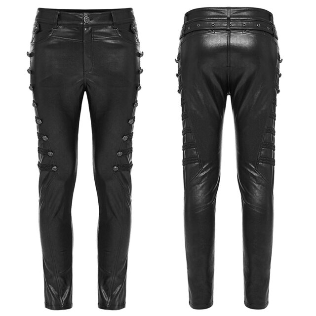 PUNK RAVE Gothic Kunstlederhose Dante XXL
