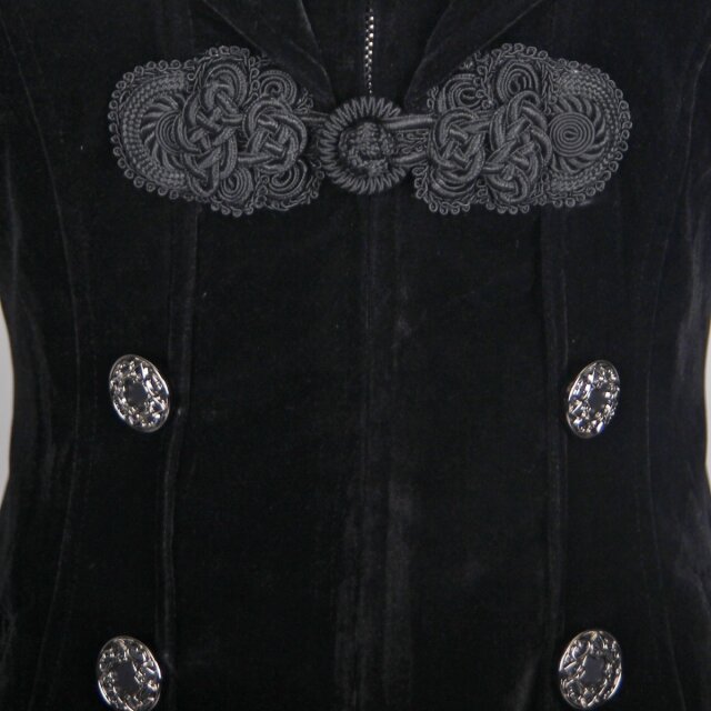 Damen Gothic-Samtgehrock Virginia 6XL
