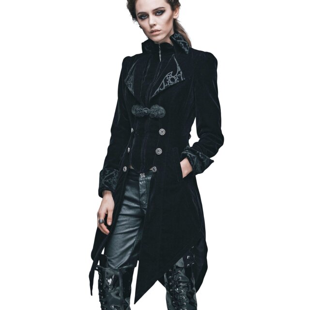Damen Gothic-Samtgehrock Virginia 6XL