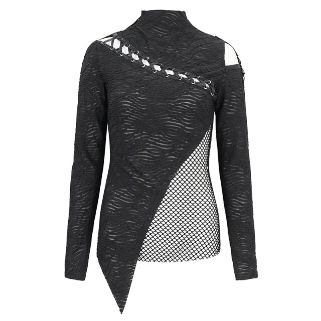 Devil Fashion Langarm Punk Shirt Krawallschachtel L