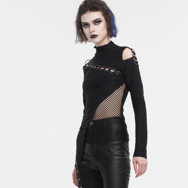 Devil Fashion Langarm Punk Shirt Krawallschachtel XL