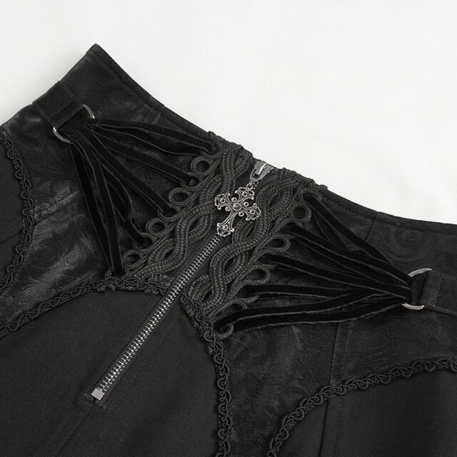 Elegant Devil Fashion Gothic pencil skirt Black No 1