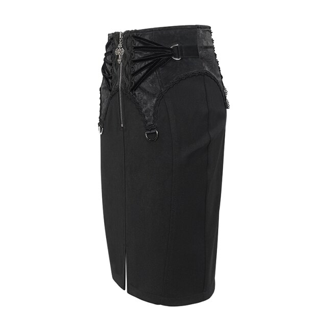 Elegant Devil Fashion Gothic pencil skirt Black No 1