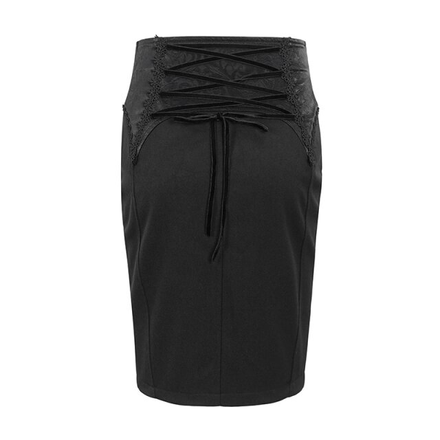 Elegant Devil Fashion Gothic pencil skirt Black No 1