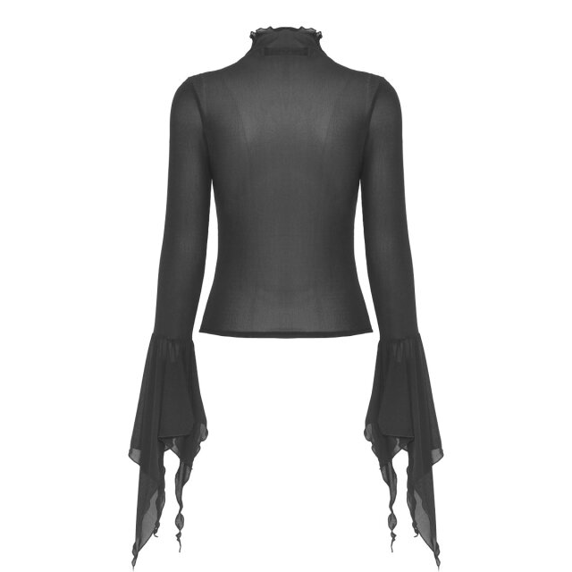 Dark In Love Witchy Gothic tipped mesh shirt Hecate