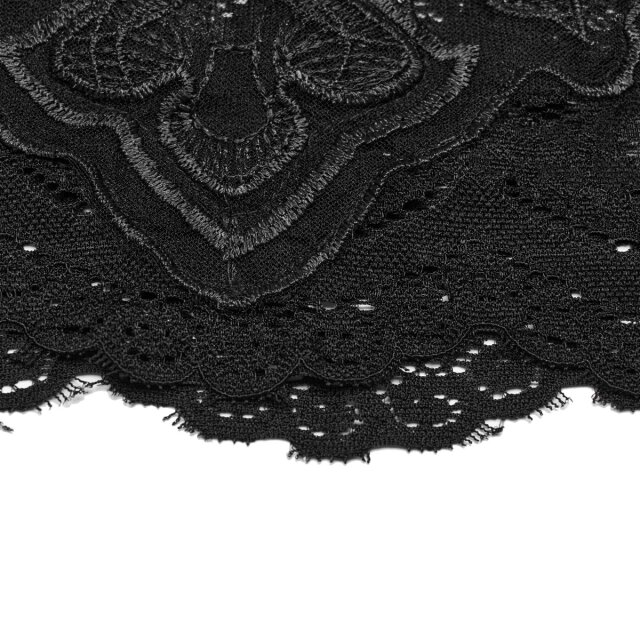 Punk Rave Tanktop Cross Out aus Spitze M-L