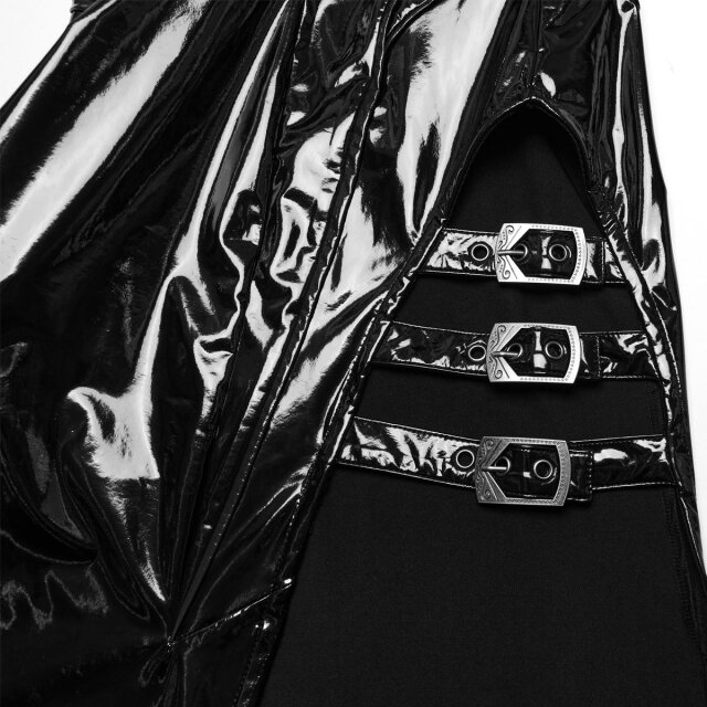 Langes Punk Rave Lack-Kleid Temple Of Lust 4XL