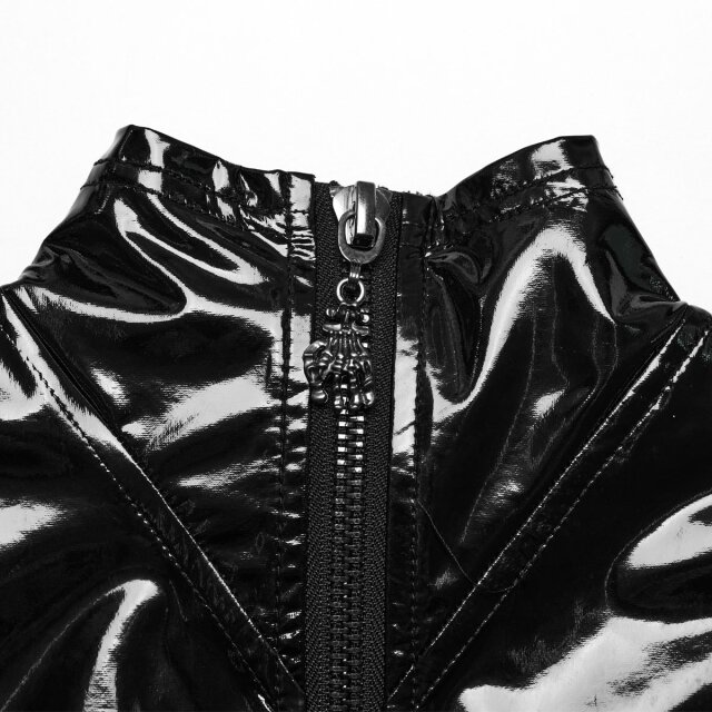 Langes Punk Rave Lack-Kleid Temple Of Lust 4XL