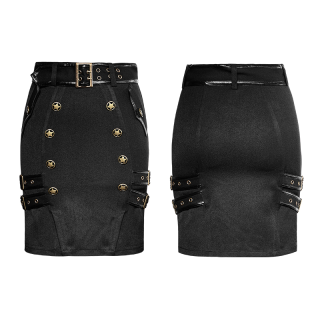narrow uniform mini skirt Falcona - size: XL