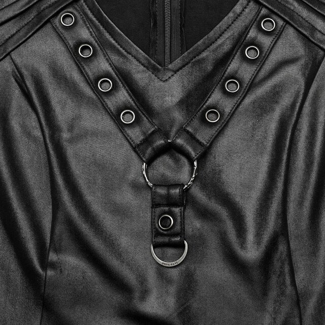 PUNK RAVE Wetlook Longsleeve Top Malicia