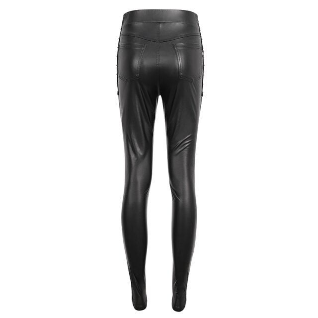 Devil Fashion Hose Heart Of Steel in Leder Optik L