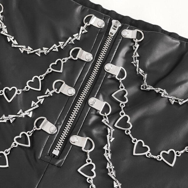 Devil Fashion leatherette trousers Heart Of Steel
