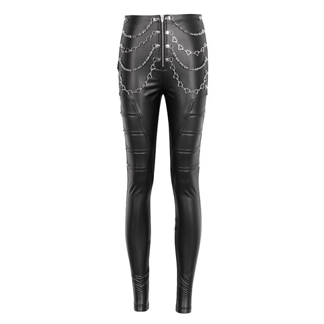 Devil Fashion leatherette trousers Heart Of Steel