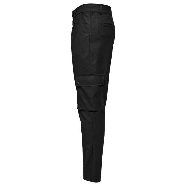 PUNK RAVE Uniform Bundfaltenhose Admiral Atkins mit Cargo-Tasche