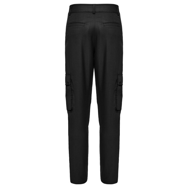 PUNK RAVE Uniform Bundfaltenhose Admiral Atkins mit Cargo-Tasche