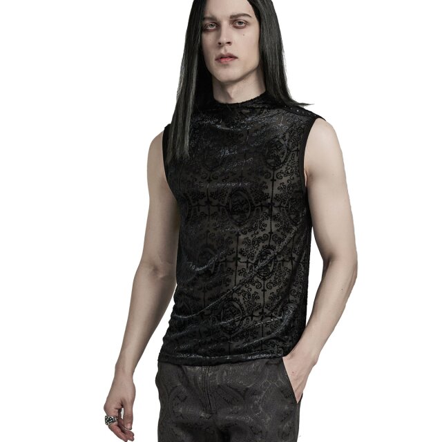 Punk Rave Mesh Tanktop Skull Cameo S/M