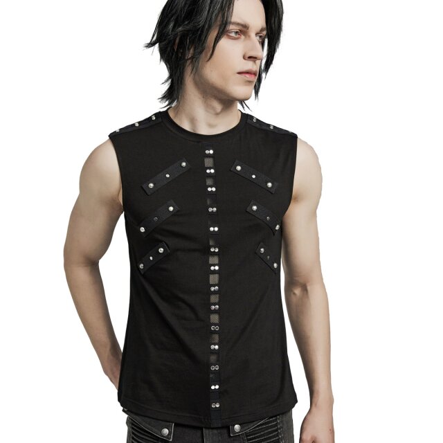 Punk Rave tank top Riot with studs