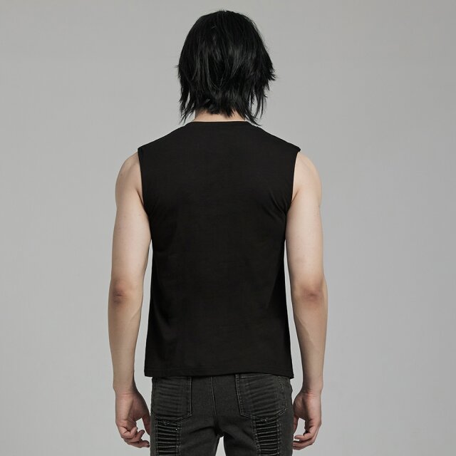 Punk Rave tank top Riot with studs