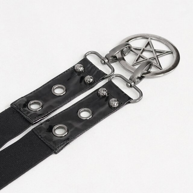 Devil Fashion Unisex Belt Pentagramm