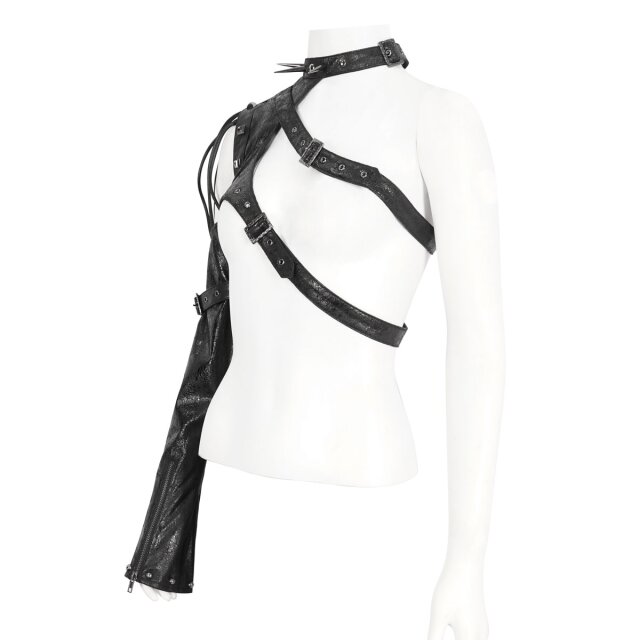 Devil Fashion Einarm-Cyber Goth Bolero Demonizer 3XL-4XL