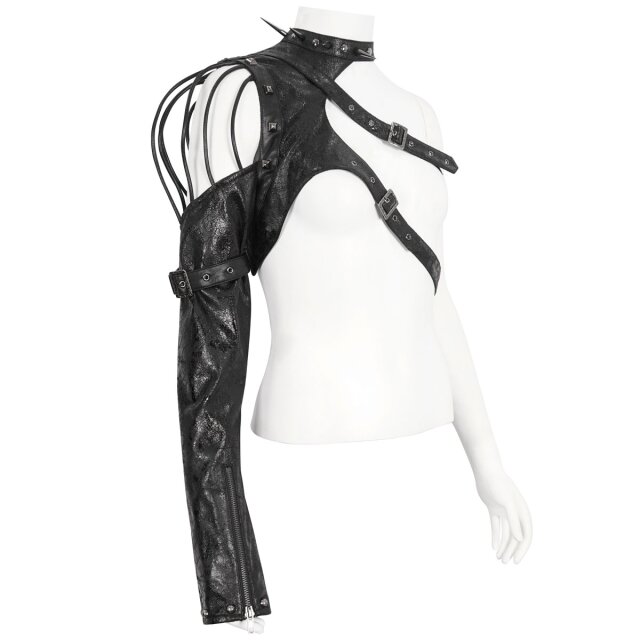 Devil Fashion Einarm-Cyber Goth Bolero Demonizer 3XL-4XL